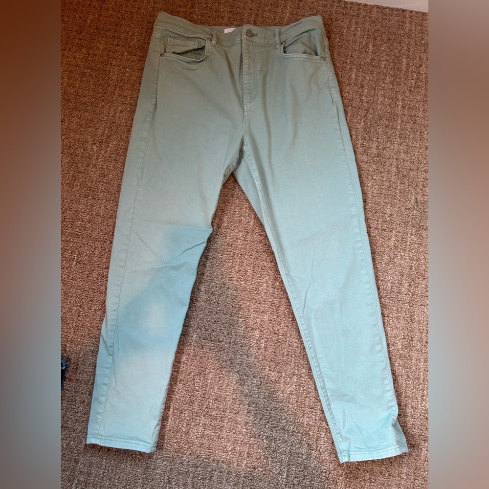 Women’s Light Green Pant/Jeans Size 31 12 Loft